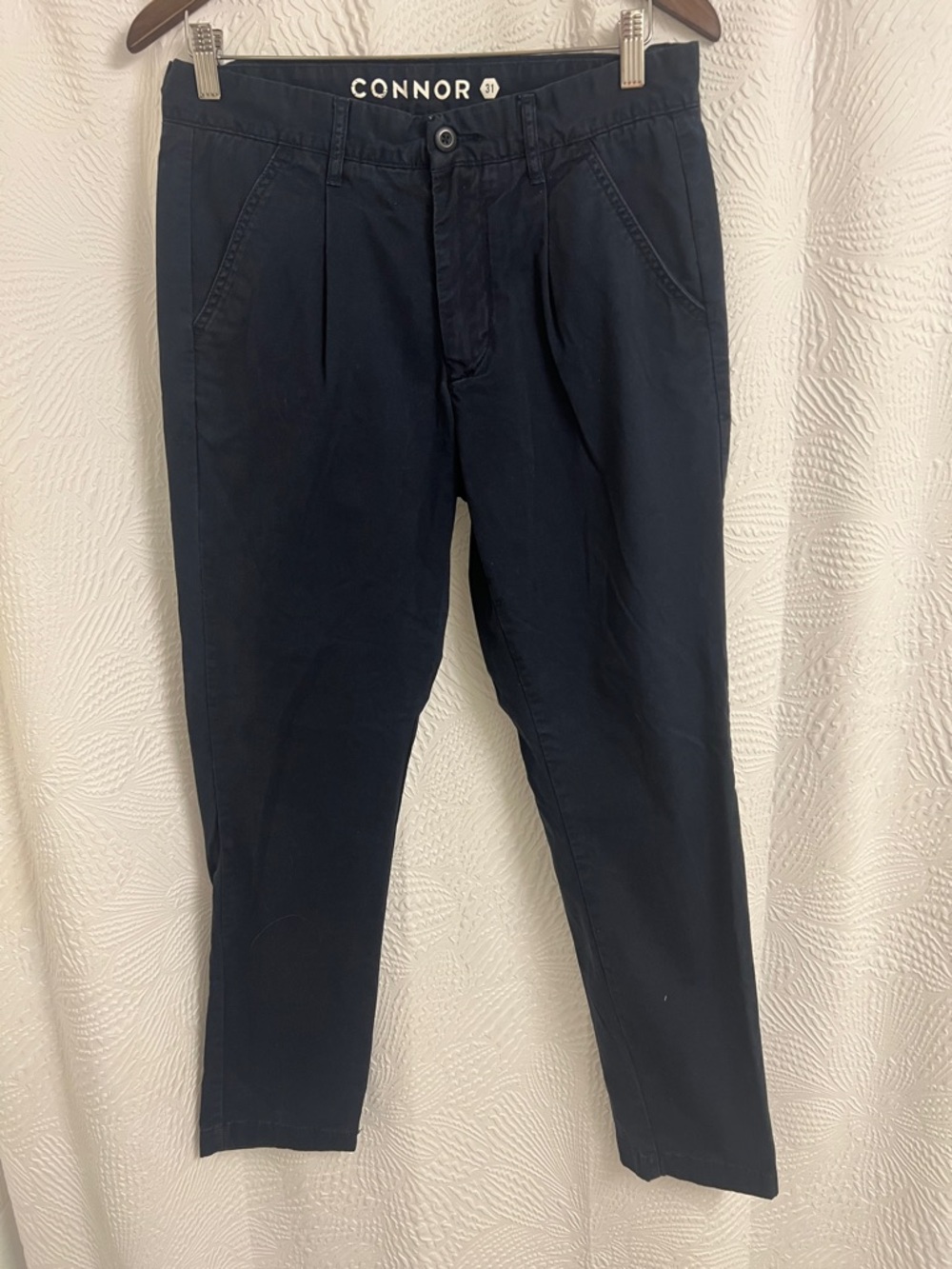 CONNOR Men's Dark Navy Chinos